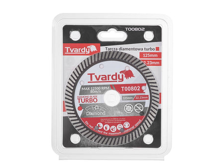 Turbo diamantzaagblad 125x10x22.23mm