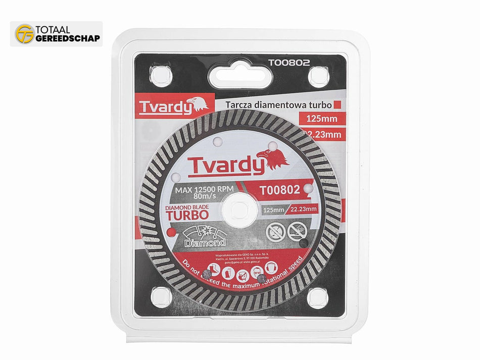 Turbo diamond blade 125x10x22.23mm