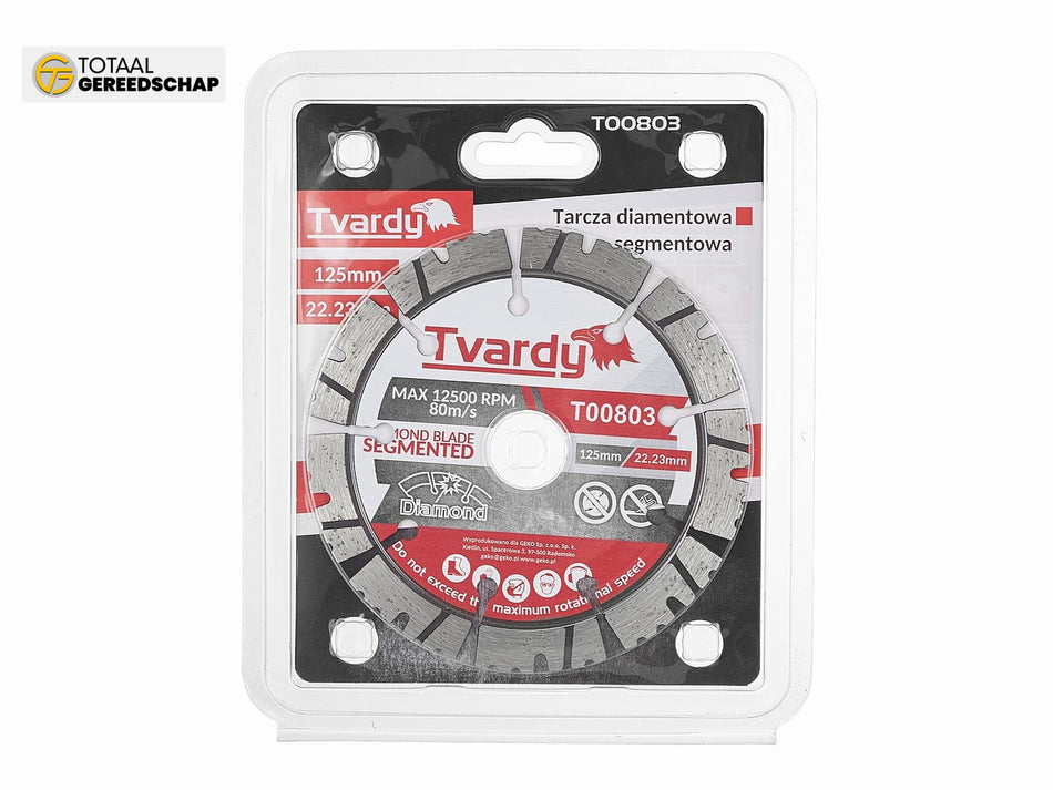 Segmented diamond blade 125x12x22.23mm