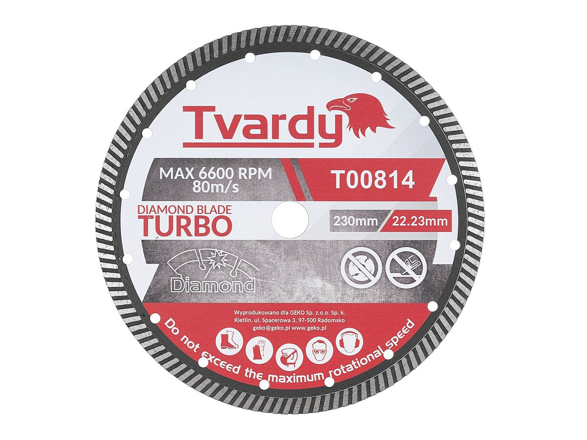 Turbo diamantzaagblad 230x10x22.23mm