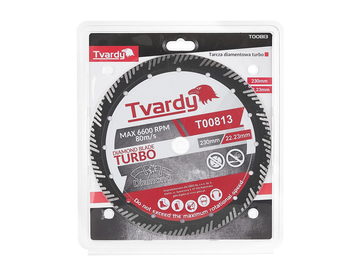 Turbo diamantzaagblad 230x15x22.23mm