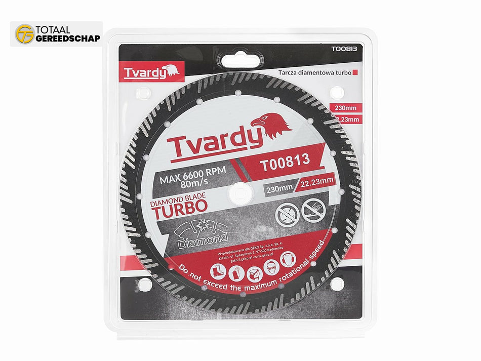 Turbo diamond blade 230x15x22.23mm