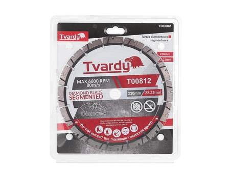 Gegolfd/segment diamantzaagblad 230x12x22.23mm