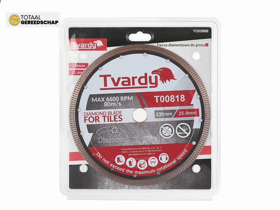 Continuous rim diamond blade 230x10x25.4/22.23mm