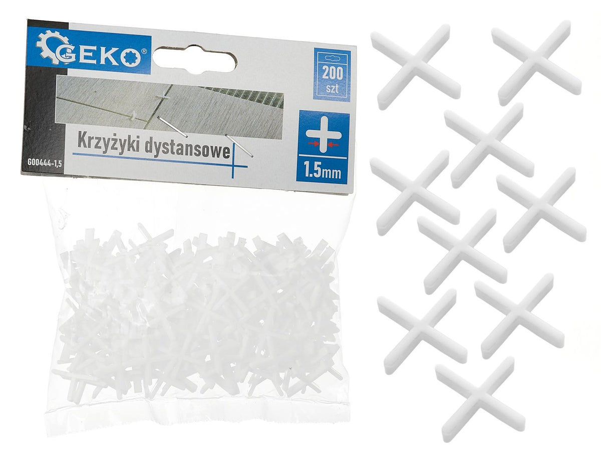 Tegelkruisjes - 1,5mm - 200 stuks (100)