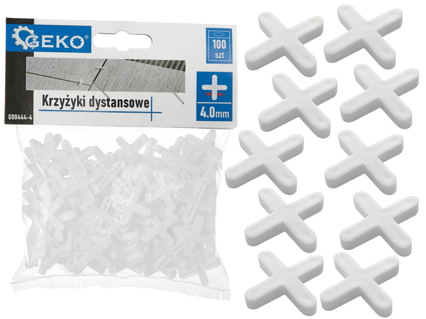 Tegelkruisjes - 4,0mm - 100 stuks (100)