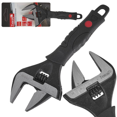 Verstelbare moersleutel – extra brede bek 0-34 mm 6" CrV