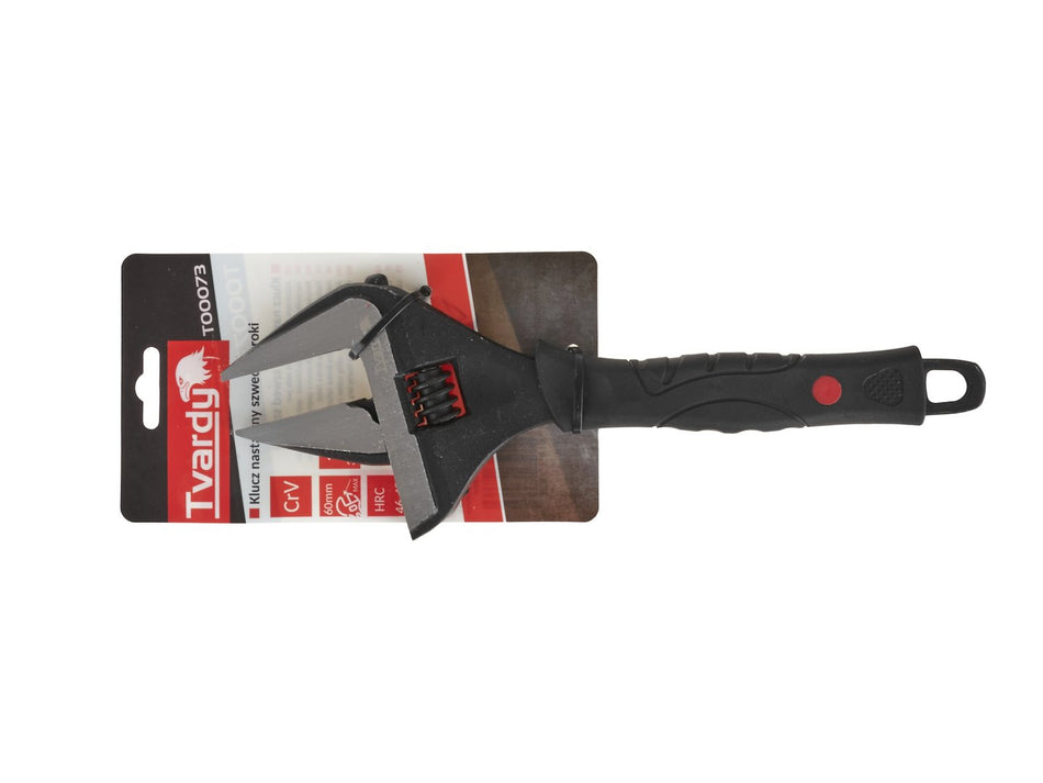 Verstelbare moersleutel – extra brede bek 0-60 mm 12" CrV