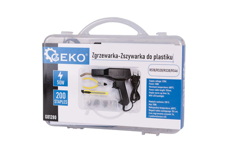 Kunststof laspistool set 50W