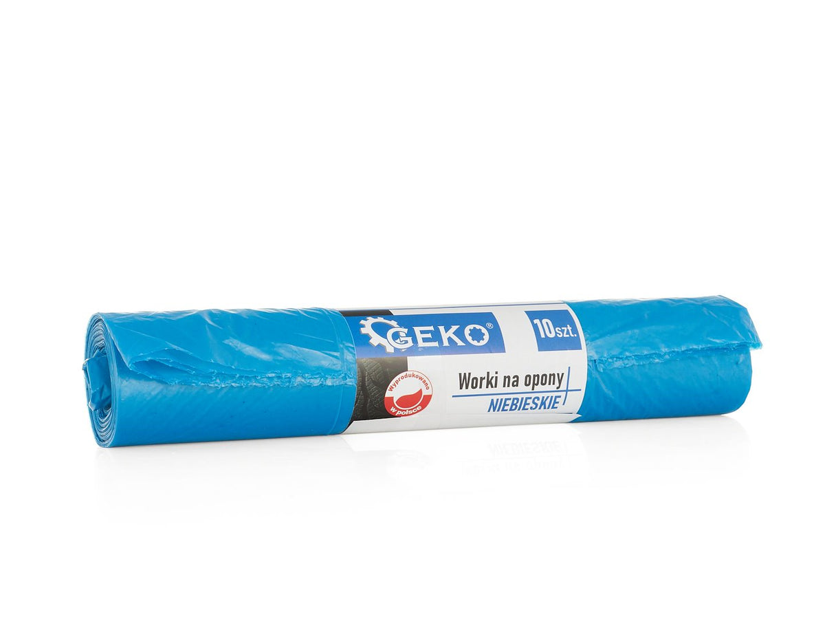 \"Blauwe bandenhoezen 100x100 - Rol van 10 stuks\"