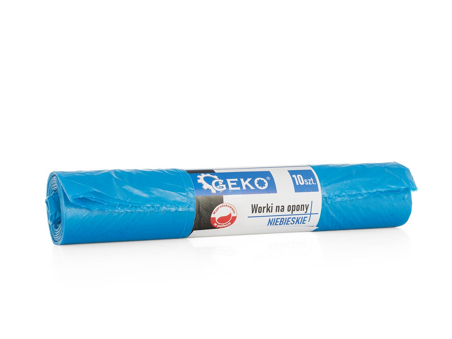 \"Blauwe bandenhoezen 100x100 - Rol van 10 stuks\"