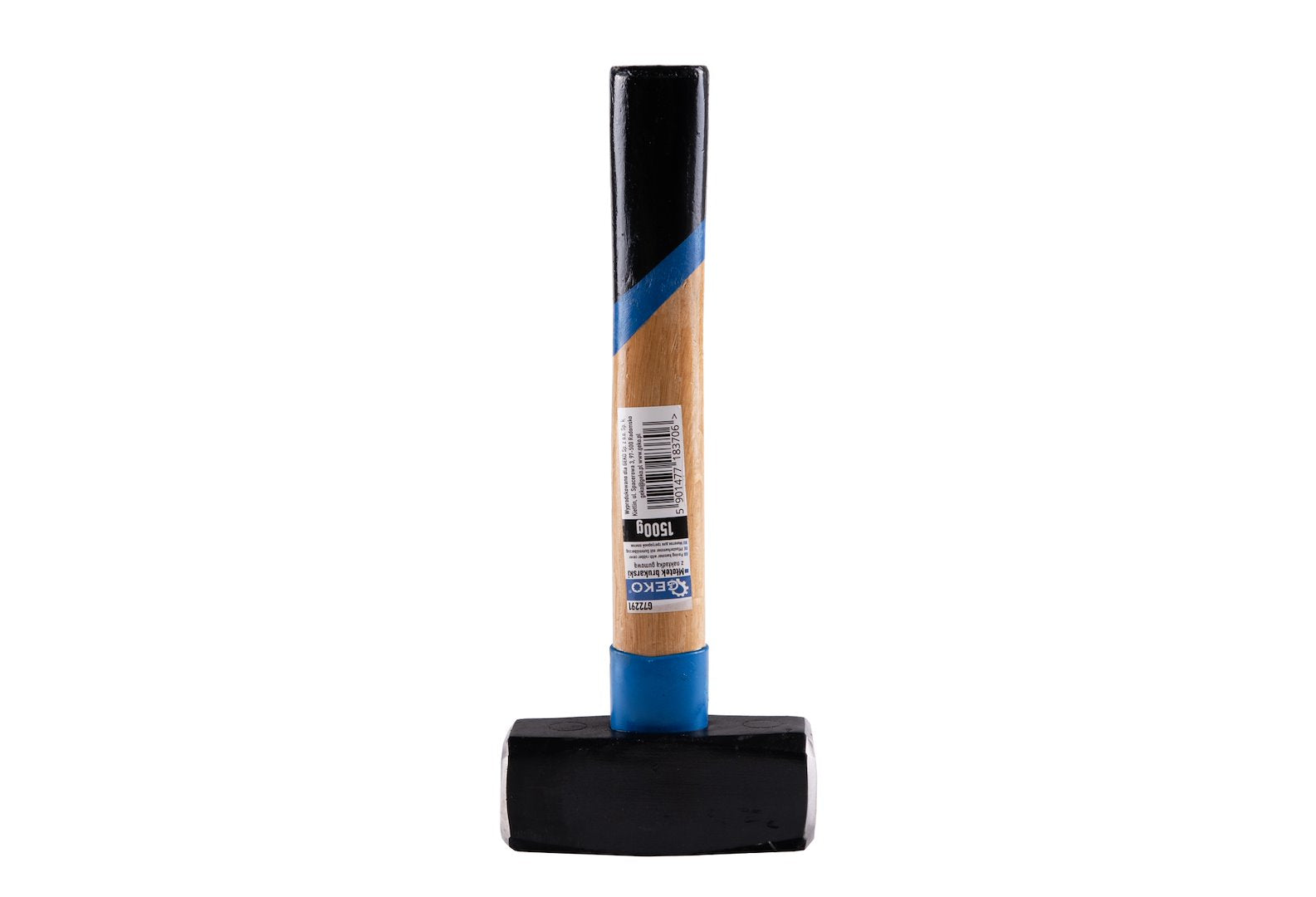 Straatleggershamer met rubberen hoes 1500g