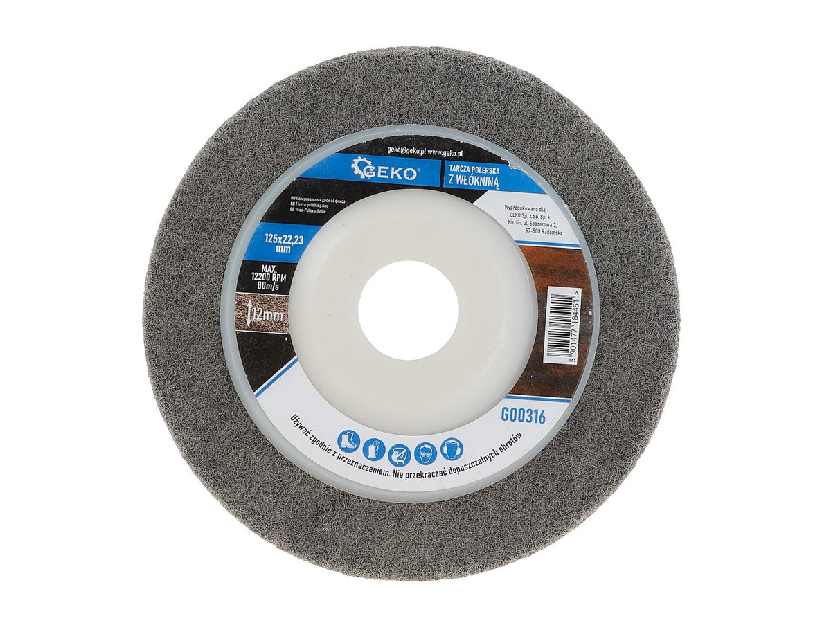 Fleece polijstschijf 125mm