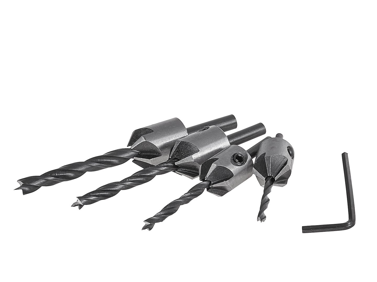 5 stuks verzinkboorbitset
