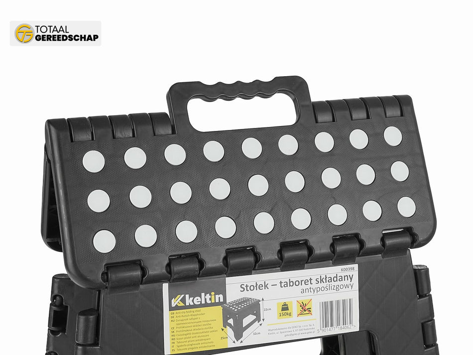 Anti-slip folding stool 150kg