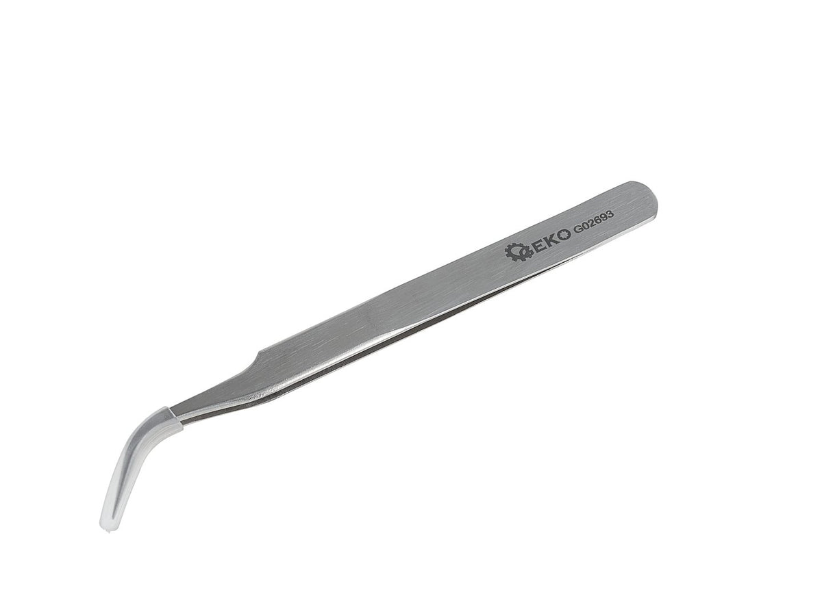 Gebogen precisie pincet 120mm