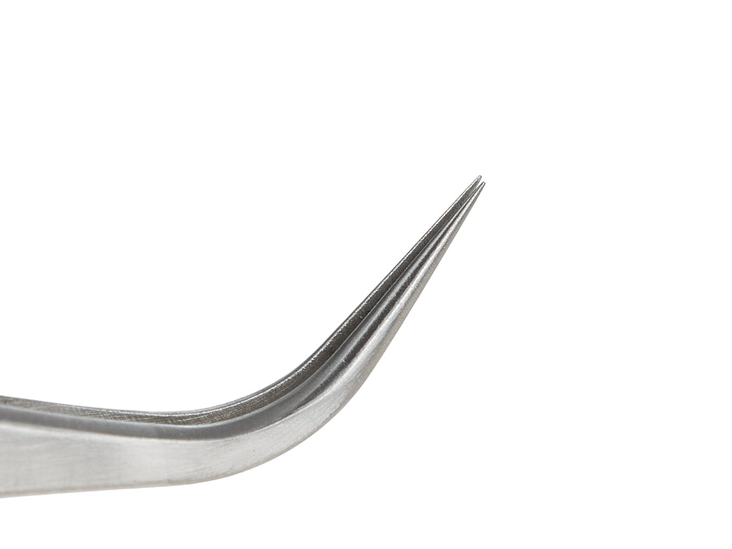 Gebogen precisie pincet 120mm
