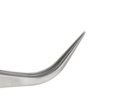 Gebogen precisie pincet 120mm