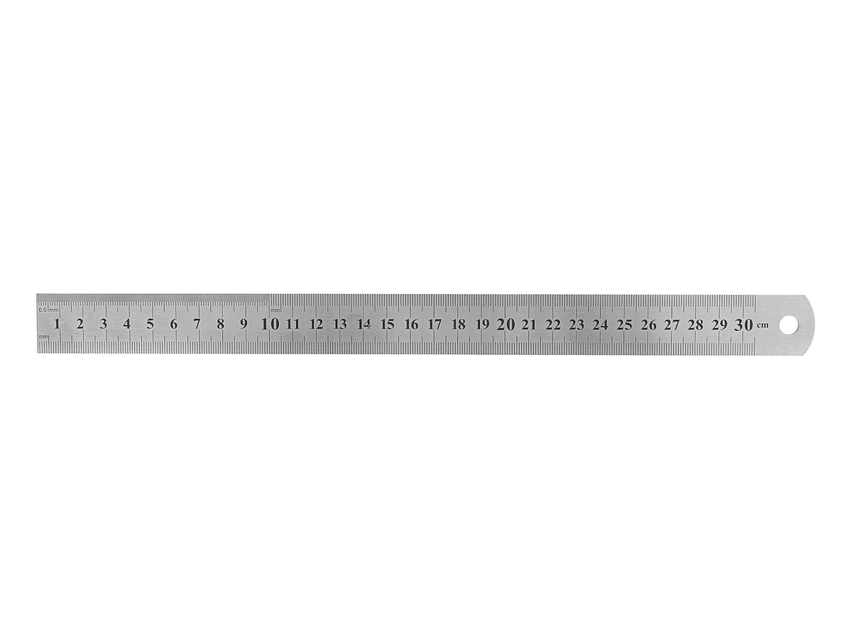 300mm roestvrijstalen liniaal