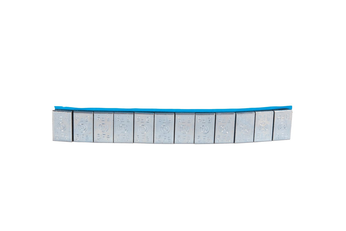 Zelfklevende wielgewichten strips XTREME 100x12x5g verzinkt (6kg)