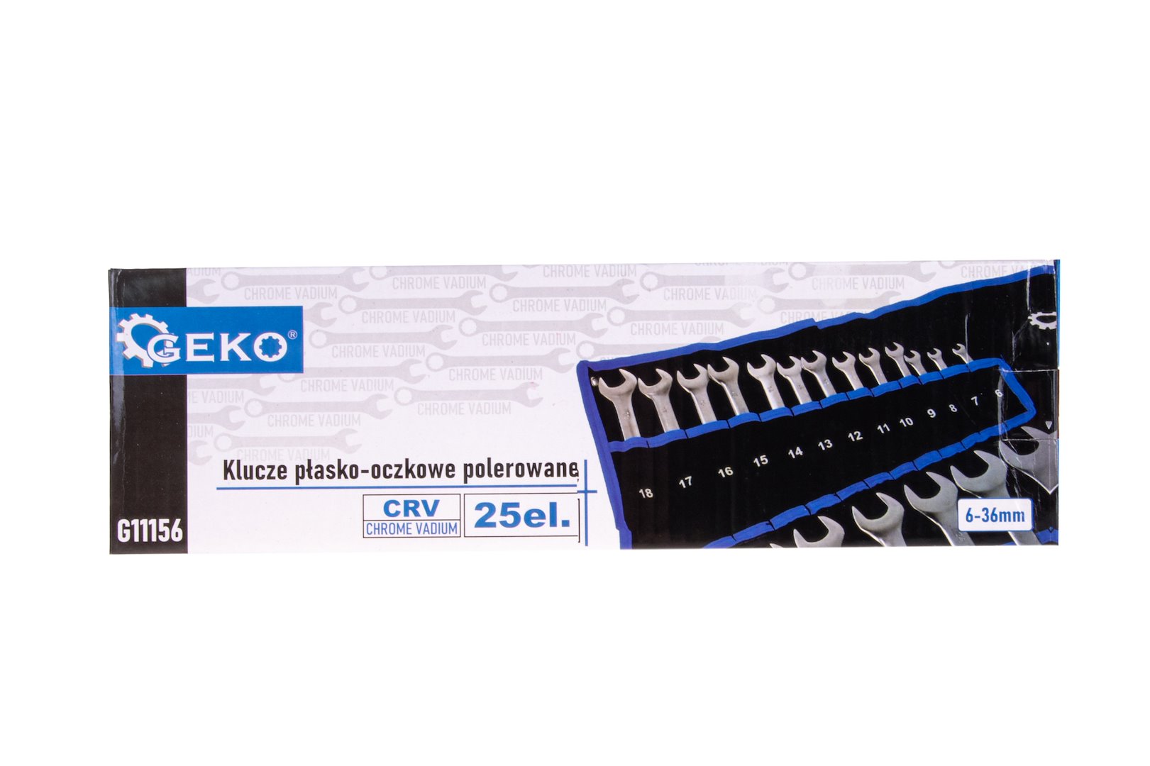 Steeksleutel, elliptisch 6-36mm set van 25 stuks