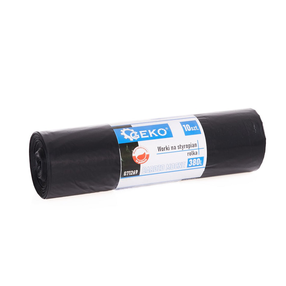 Vuilniszakken HDPE, inhoud 380 liter 10 stuks/rol