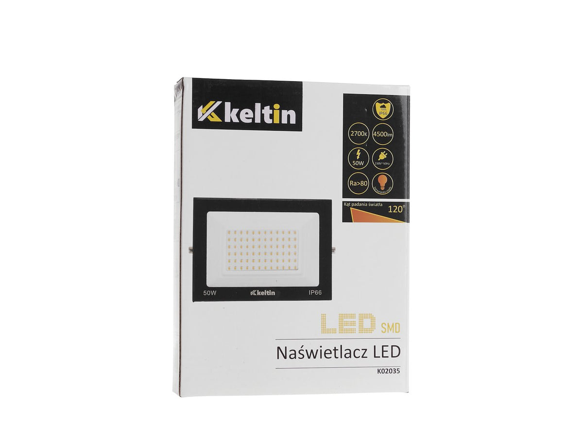 LED-schijnwerper 50W – warm wit 2700K