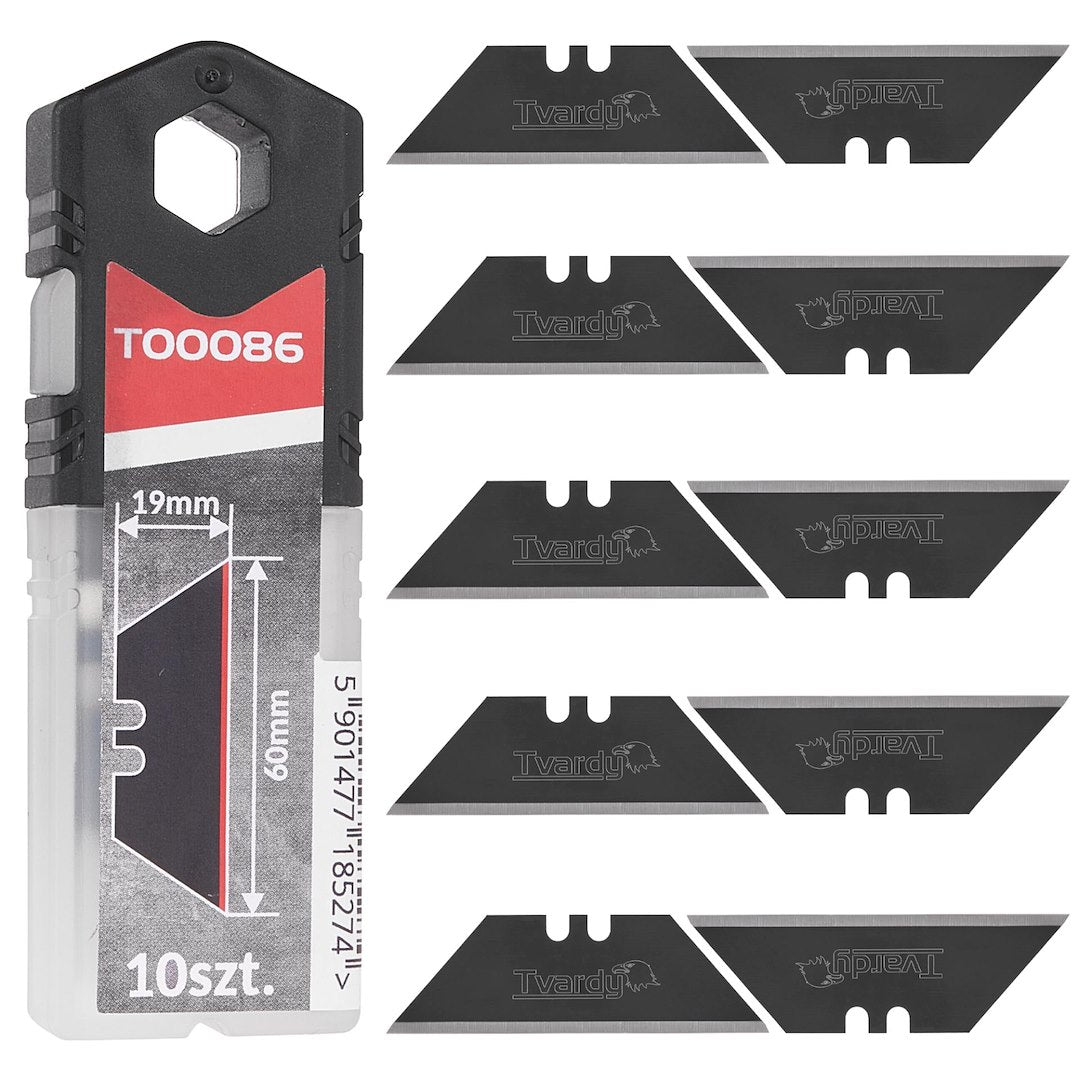 Trapeziumvormige mesjes voor messen 60x19x0,6mm SK2H 10 stuks