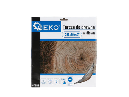 Cirkelzaagblad met gaten 255x30x40T