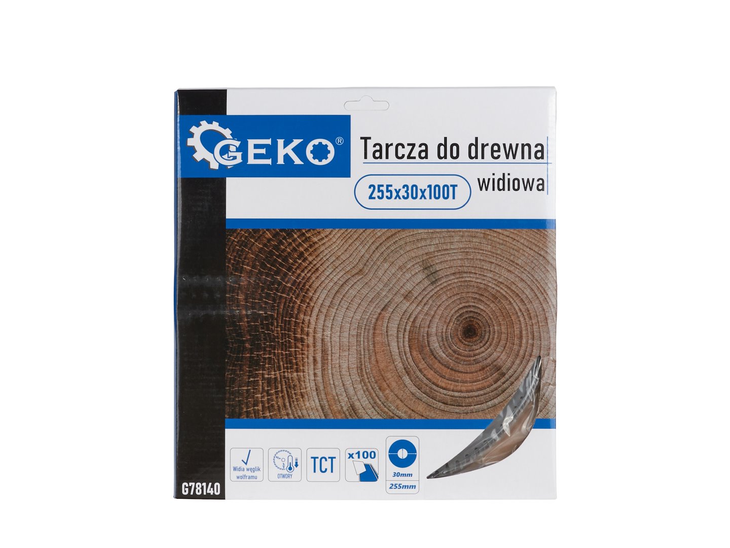 Cirkelzaagblad met gaten 255x30x100T