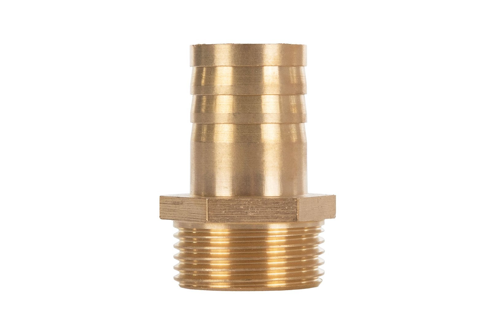 Messing verbinding voor 25mm slang – buitendraad 1”