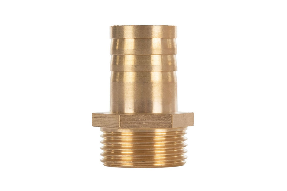 Messing verbinding voor 25mm slang – buitendraad 1”