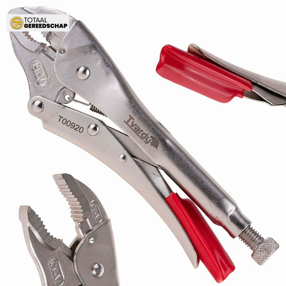10" 250mm CrV curved jaw locking pliers