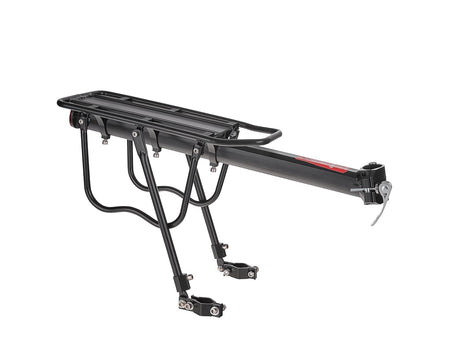 Achteraluminium fietsendrager met maximaal draagvermogen 50kg