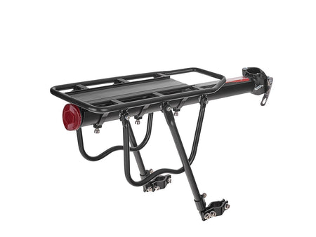 Achteraluminium fietsendrager met maximaal draagvermogen 50kg
