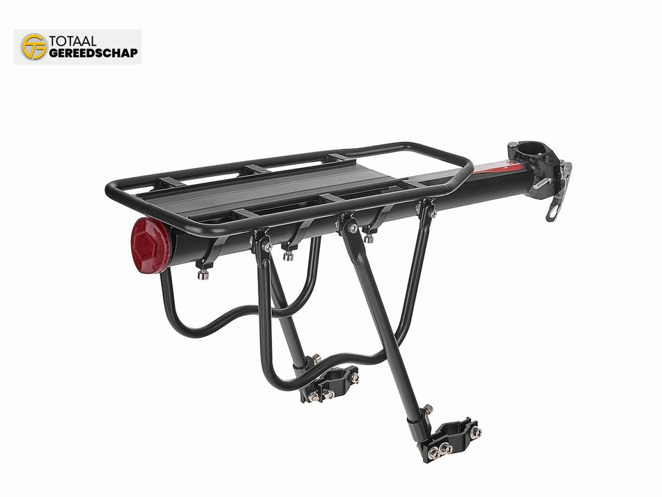 Rear aluminium bicycle rack with max load 50kg