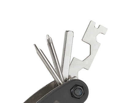 Set met versterkte nikkelplating 16-in-1 fietssleutels