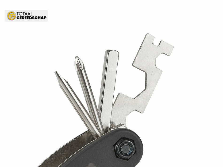 Set of enforced nickel plating 16in1 bicycle keys