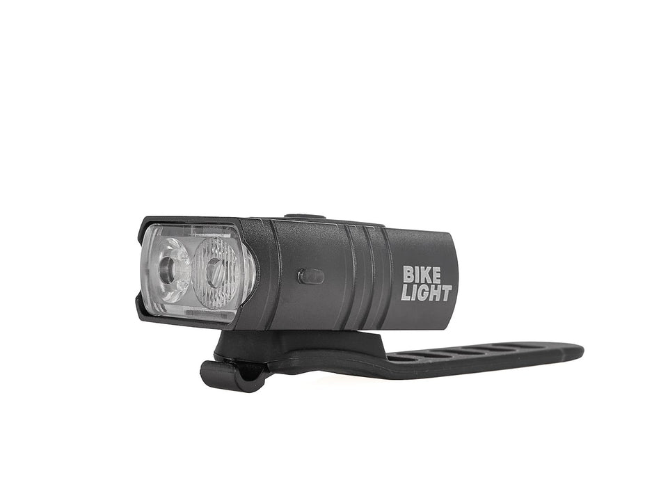 Waterdichte fietslamp set USB IPX4 – voorlamp 800lm + achterlicht 120lm