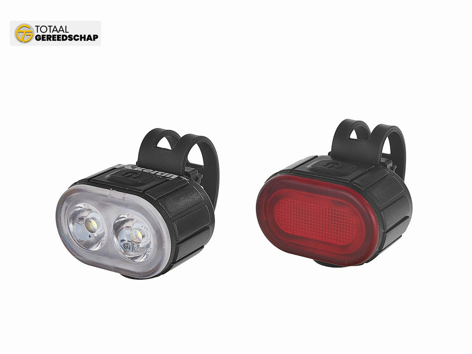 Waterproof bicycle light set USB IPX4