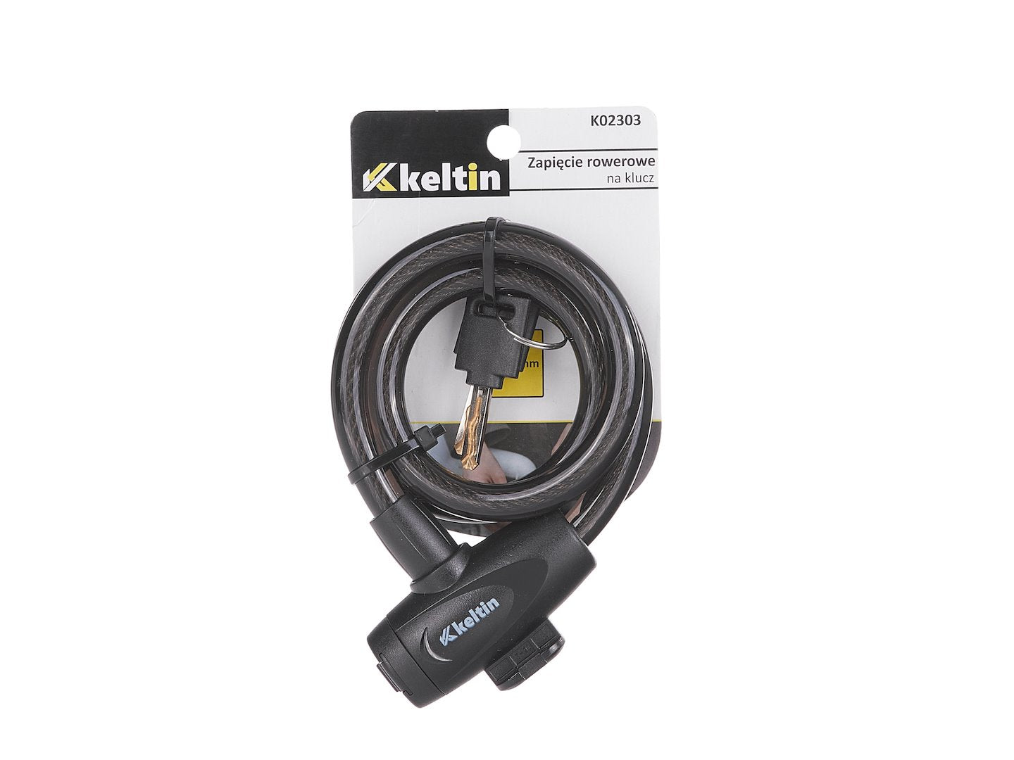 Fietskabelslot met sleutels 12x800mm