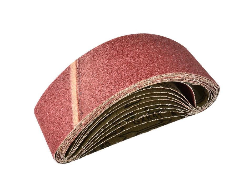 Aluminiumoxide Doek Schuurbanden 75x533mm Korrel 100