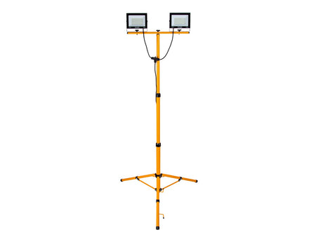 LED-schijnwerper 2x50W met telescoop-bouwstatief – neutraal wit 4500K