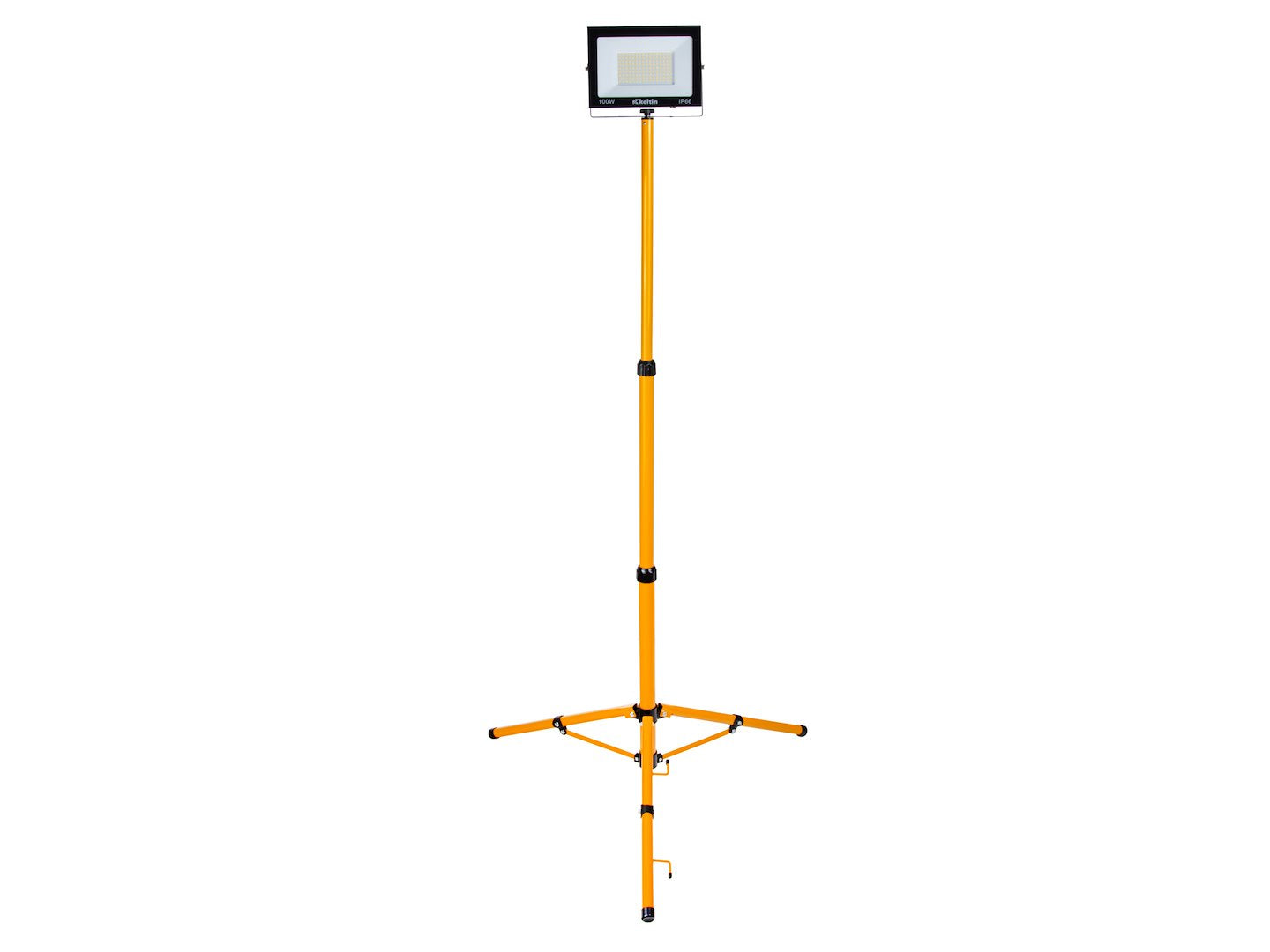 LED-schijnwerper 100W met telescoop-bouwstatief – koud wit 6500K