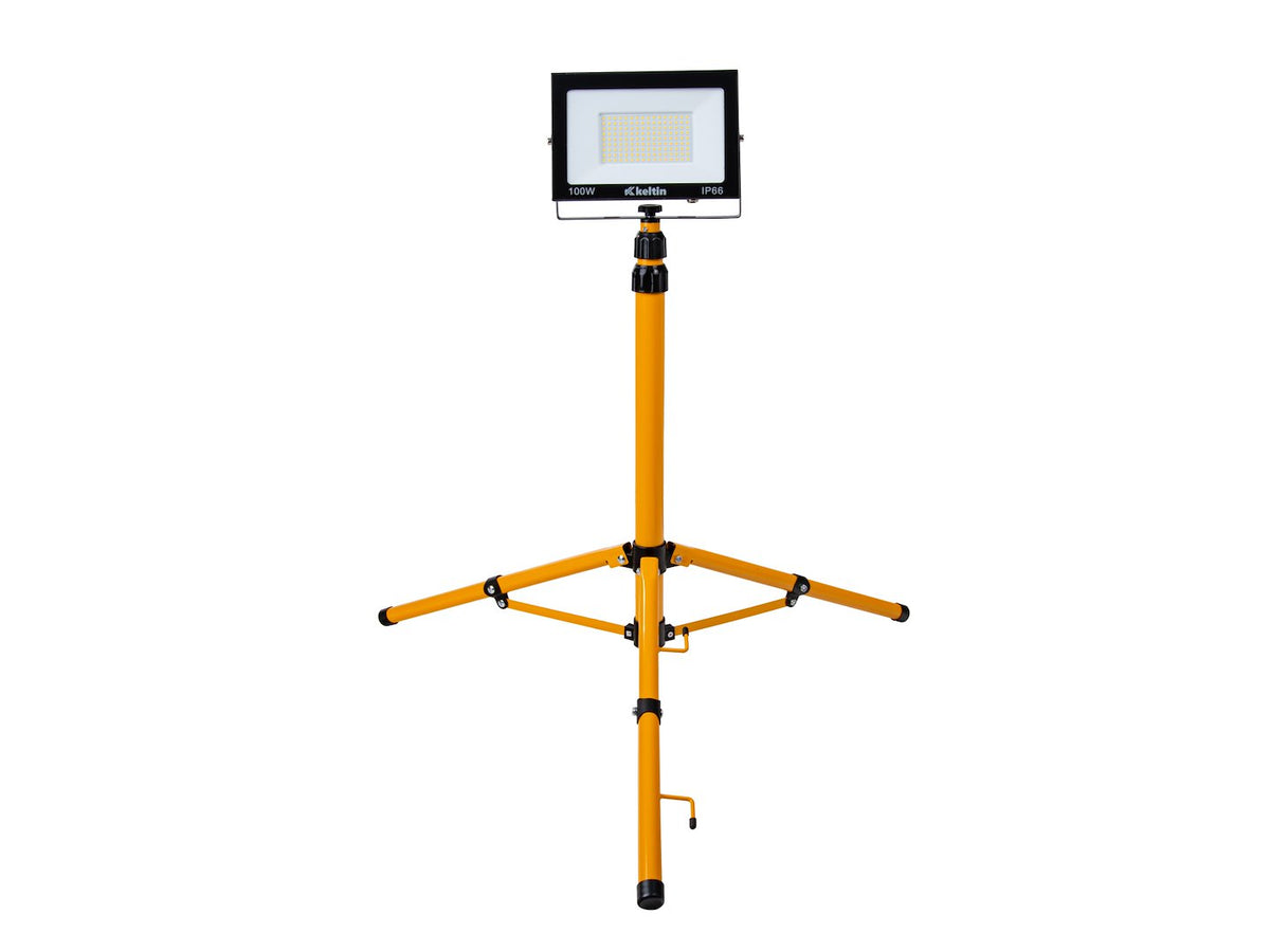 LED-schijnwerper 100W met telescoop-bouwstatief – neutraal wit 4500K