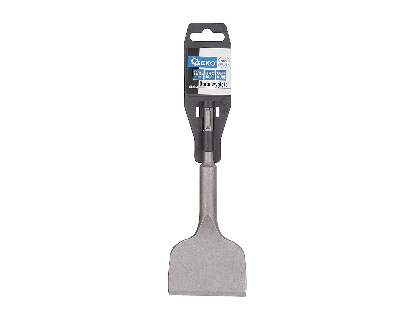 Gekromde beitel SDS Plus 75*165mm