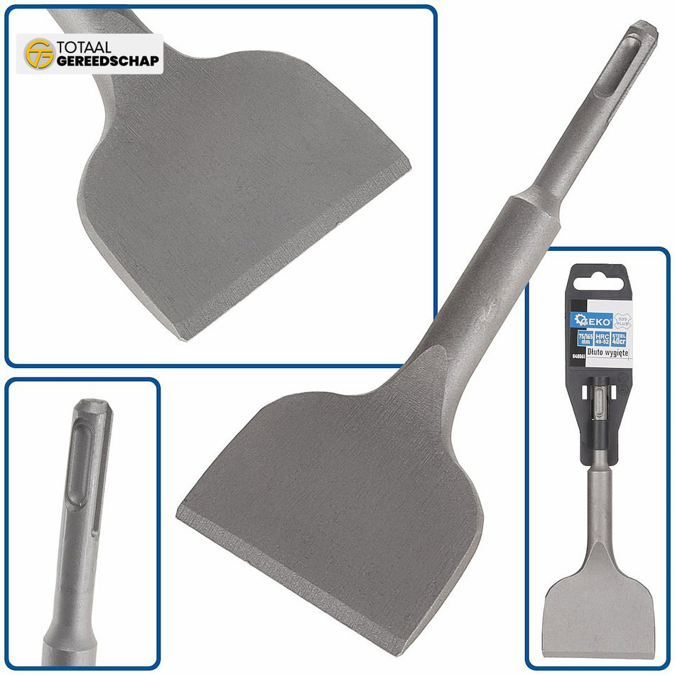 Bent chisel SDS Plus 75*165mm