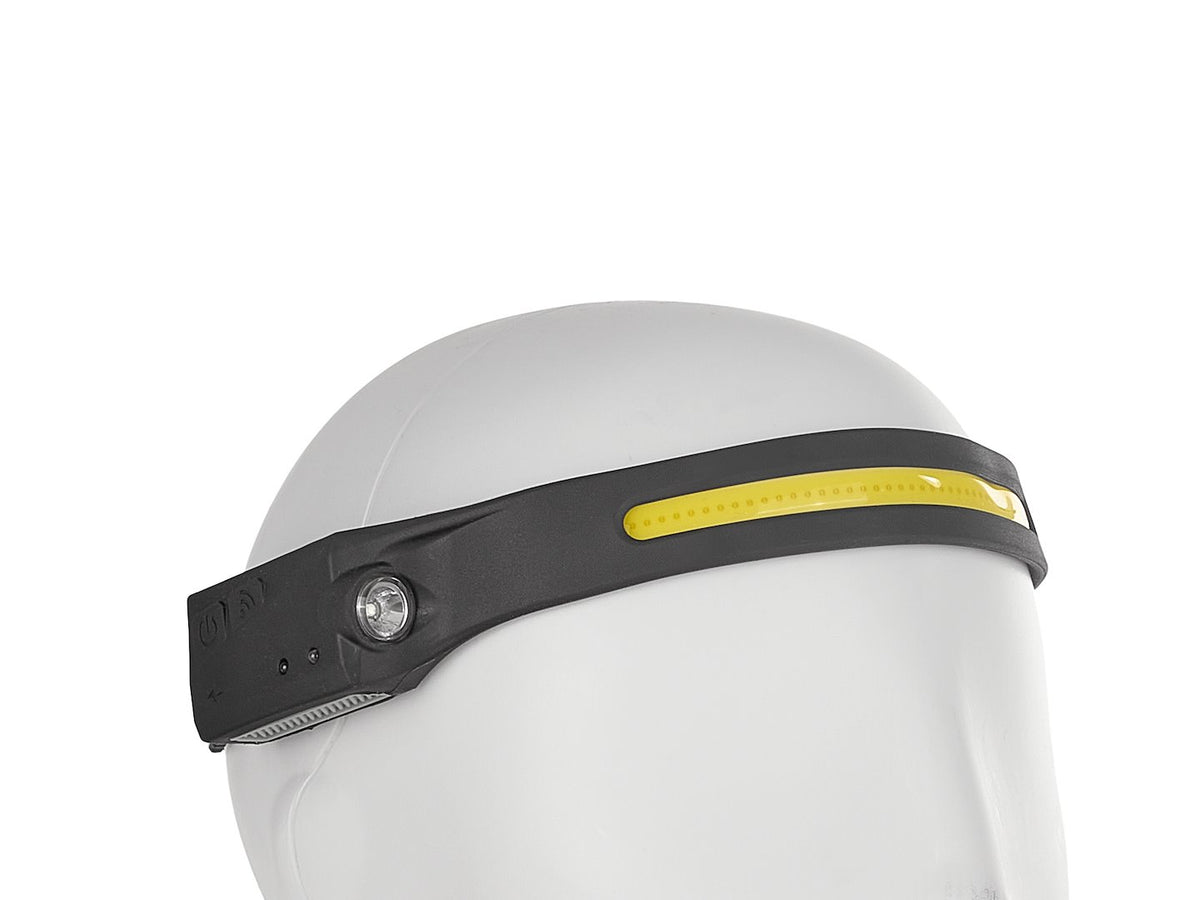 Hoofdlamp met bewegingssensor LED COB 3W + 1W XPE 1200mAh 350lm IPX4