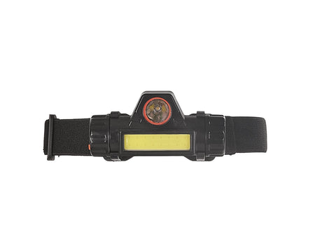 Hoofdlamp met draaibare kop LED COB 3W + XPE 800mAh IP20