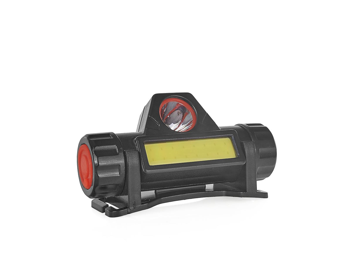 Hoofdlamp met draaibare kop LED COB 3W + XPE 800mAh IP20